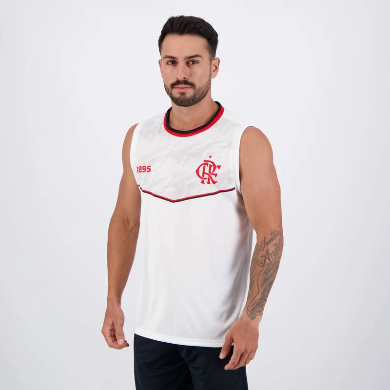 Camisa do Flamengo Regata Opal Branca