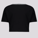 Cropped Vasco Cordão Feminino Preto