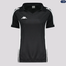 Polo Kappa Spirit Feminina Preta