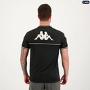 Camisa Kappa Vasco Supporter Bicolor Preta
