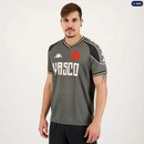 Camisa Kappa Vasco Supporter 2023 Cinza