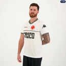 Camisa Kappa Vasco Supporter Bicolor Branca