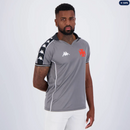 Polo Kappa Vasco Supporter 2023 Cinza