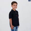 Polo Flamengo Flight Infantil Preta