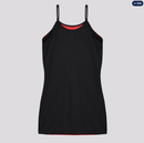 Vestido Flamengo Samba Infantil Preta e Vermelha