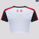 Cropped Flamengo Território Feminina Branco