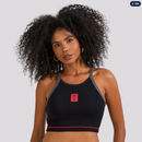 Cropped Flamengo Apreço Feminino Preto