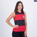 Regata Flamengo Essence Feminina Preta e Vermelha