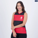 Regata Flamengo Essence Feminina Preta e Vermelha