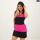 Vestido Flamengo Teaching Feminino Preto e Rosa