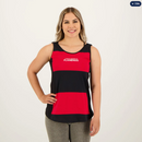 Regata Flamengo Lab Feminina Preta e Vermelha