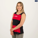 Regata Flamengo Lab Feminina Preta e Vermelha