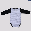 Body Corinthians Frases Manga Longa Branca e Preta