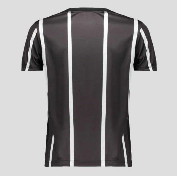 Camisa Corinthans Fitness Juvenil Preta