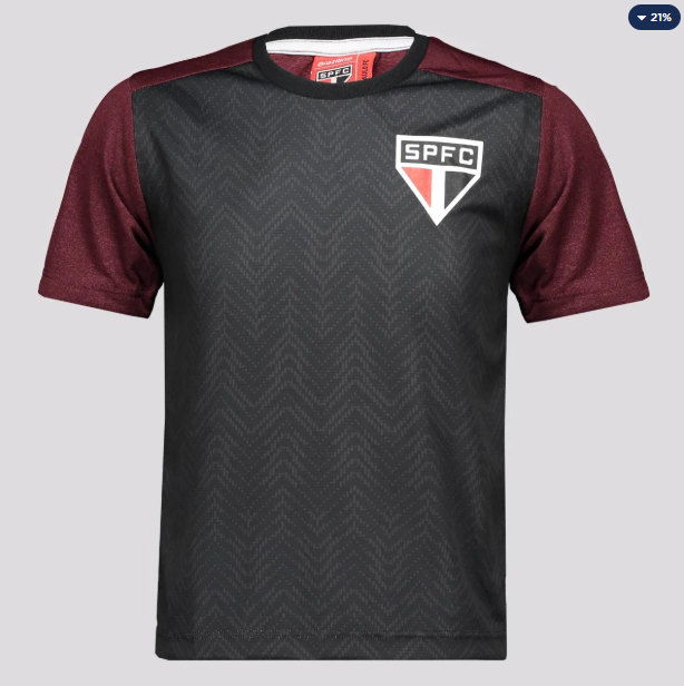 Camisa São Paulo Rede Infantil Preta