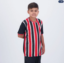 Camisa São Paulo Classmate Infantil Preta e Vermelha