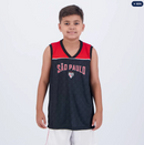 Regata São Paulo University Infantil Preta