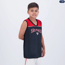 Regata São Paulo University Infantil Preta