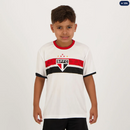 Camisa São Paulo Stencil Juvenil Branca