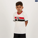 Camisa São Paulo Stencil Juvenil Branca
