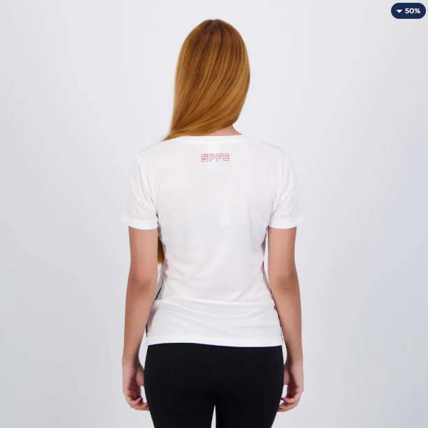 Camisa São Paulo Soil Feminina Branca