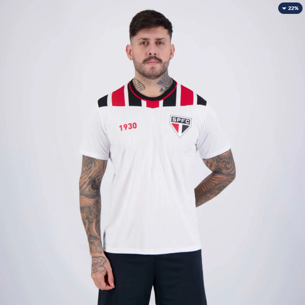 Camisa São Paulo Amago Branca