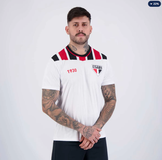 Camisa São Paulo Amago Branca