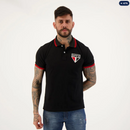 Polo São Paulo Stripe Preta