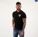 Polo São Paulo Stripe Preta