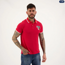 Polo São Paulo Stripe Vermelha