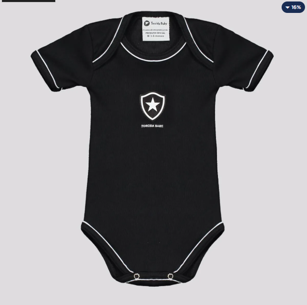 Body Botafogo Preto