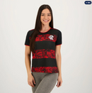 Camisa Flamengo Poetry Feminina Preta e Vermelha