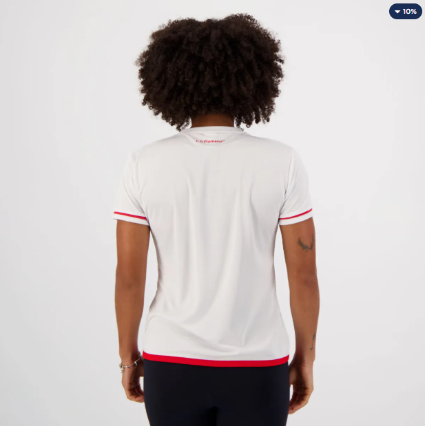 Camisa Flamengo Approval Feminina Branca