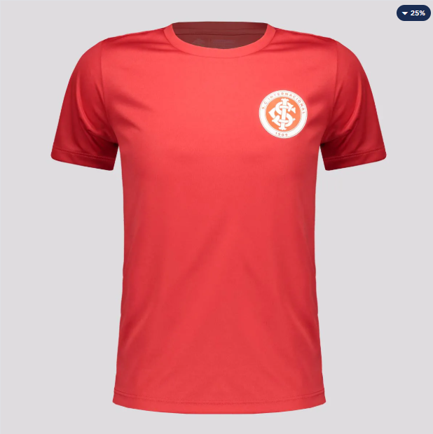Camisa Internacional 1909 Juvenil Vermelha