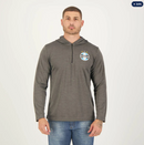 Blusão Grêmio Hoodie Grafite Mescla