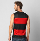 Camiseta Regata Flamengo Hoop - Preto+Vermelho