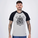 Camisa Corinthians Haglan Cinza e Preta - Cinza