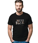 Camiseta de Futebol Paulistão 1977 Masculina - Preto