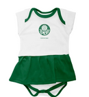 Body Vestido Palmeiras Torcida Baby Oficial - Infantil