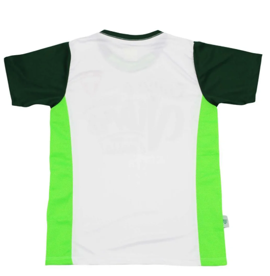 Camisa Palmeiras Infantil Oficial 0223 Poliester Revedor - Branco
