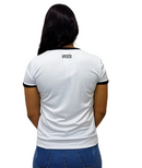 Camisa Vasco da Gama Baby Look Razão Branca - Feminina