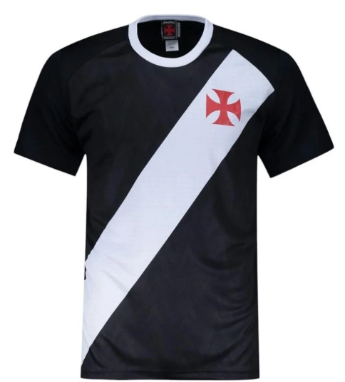 Camisa Braziline Vasco Principia Masculina - Preto 2GG - Preto
