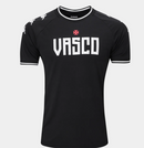 Camisa Vasco Kappa Supporter Lettering Masculina - Preto