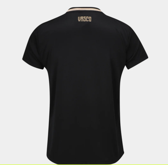 Camisa Vasco Braziline Valor Feminina - Preto