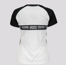 Camisa Vasco Kappa Supporter Torcedor Feminina - Branco+Preto