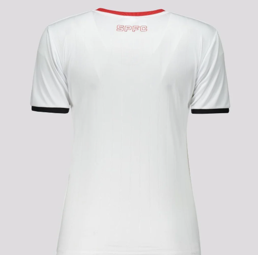 Camisa São Paulo Stencil Feminina Branca - Branco