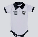 Body Botafogo Baby II Branco e Preto - Branco