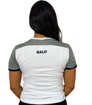 Camisa Atlético Mineiro Baby Look Ligação - Feminina - Branco+Cinza