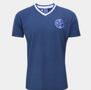 Camiseta Cruzeiro Braziline Clube Masculina - Marinho