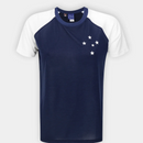 Camisa Cruzeiro Honra Braziline Feminina - Marinho